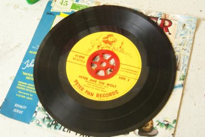 画像3: 1953☆PETER PAN RECORDS　ビンテージ　レコード☆PETER and the WOLF