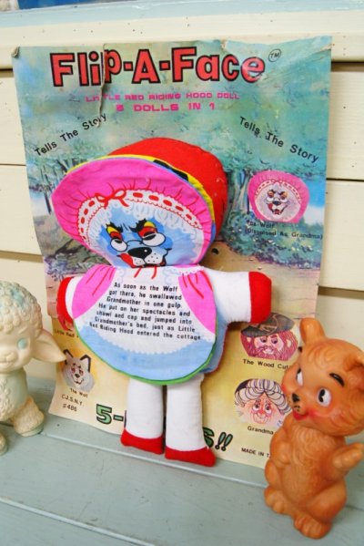 画像3: ☆ビンテージ　フリップフェイス　ストーリードール☆赤ずきんちゃん