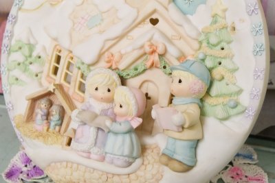 画像5: 箱入り　1996年　Precious Moments☆プレシャスモーメンツ ライトプレート☆シュガータウン