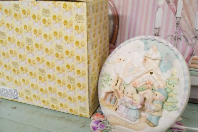 画像4: 箱入り　1996年　Precious Moments☆プレシャスモーメンツ ライトプレート☆シュガータウン