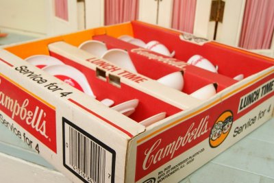 画像3: Campbells☆ビンテージ　キャンベル　ランチタイム　プレイトイセット☆