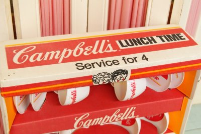 画像4: Campbells☆ビンテージ　キャンベル　ランチタイム　プレイトイセット☆