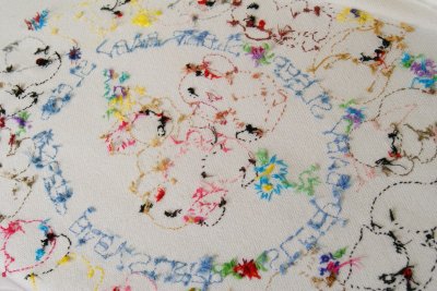 画像4: 72x72cm☆ビンテージ　ベビーブランケット☆レトロアニマル