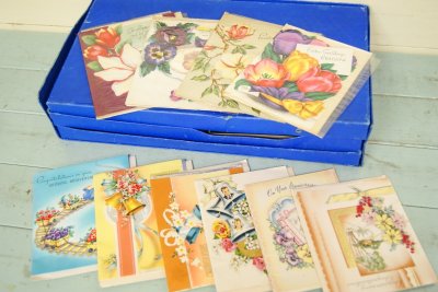 画像5: ☆ビンテージ　グリーティングカード　ディスプレイ☆未使用カード10枚付き