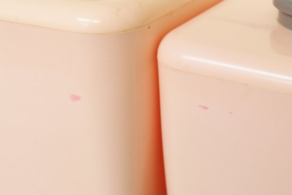 画像9: BURROUGHS☆ビンテージ　キャニスターセット☆ピンク (9)