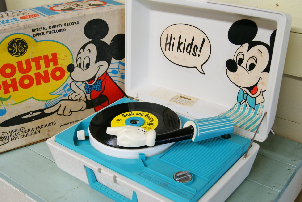 DISNEYミッキーLP クロスリーポータブル レコードプレイヤー - その他