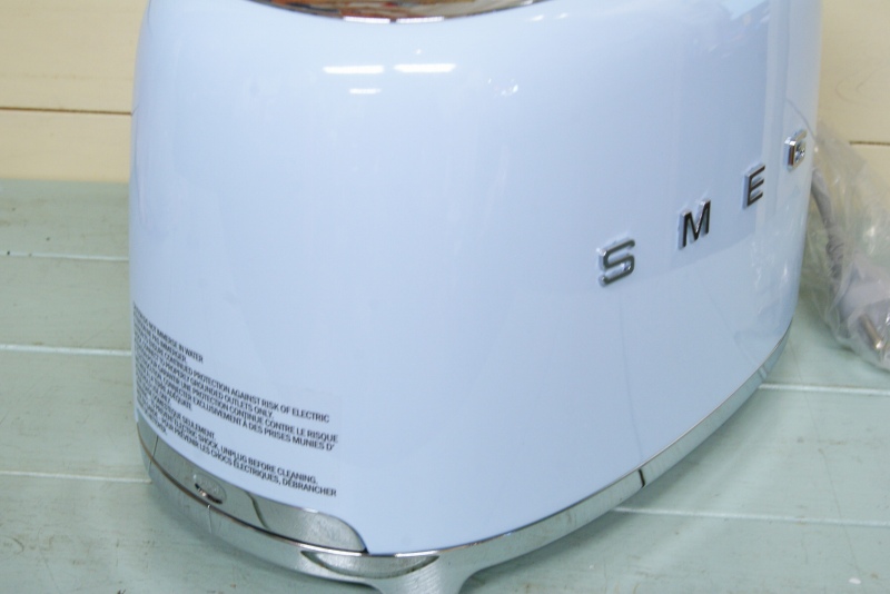 未使用☆50sスタイル！SMEG スメッグ トースターTSF01（2枚焼き 