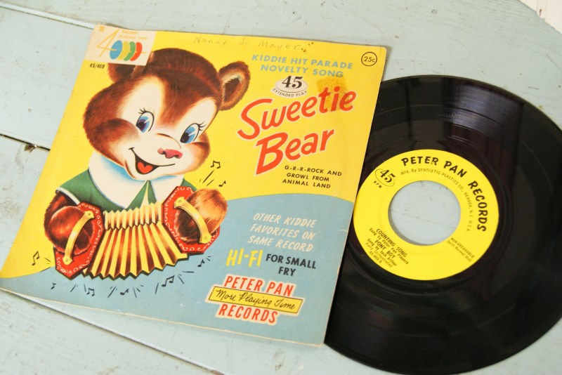 50s☆PETER PAN RECORDS ビンテージ レコード☆Sweetie Bear - Merry Bee